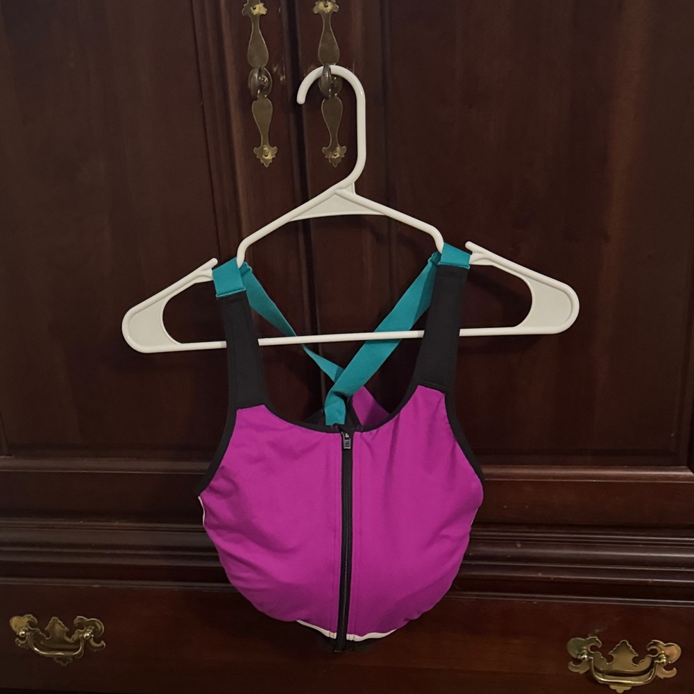 Victoria's Secret Purple and Teal Sports Bra